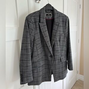Melanie Lyne size 14 grey-black blazer